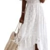 Robe Longue Blanche Dentelle Grande Taille