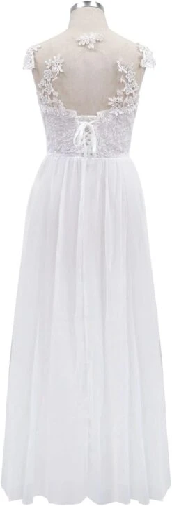 Robe Blanche Dentelle Longue 6 Robe Blanche Dentelle Longue -Soiree Blanche Boutique 51IQ3zXrOL. AC SL1500