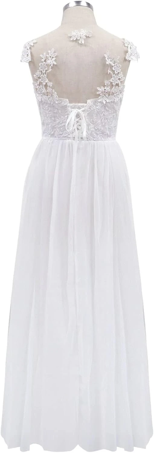 Robe Blanche Dentelle Longue Robe Blanche Dentelle Longue -Soiree Blanche Boutique 51IQ3zXrOL. AC SL1500