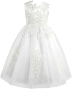 Robe De Mariée Tulle Et Dentelle Blanche