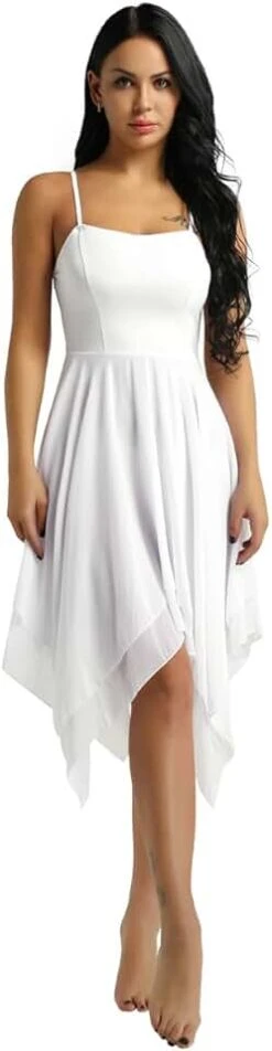 Robe De Soirée Élégante En Mousseline