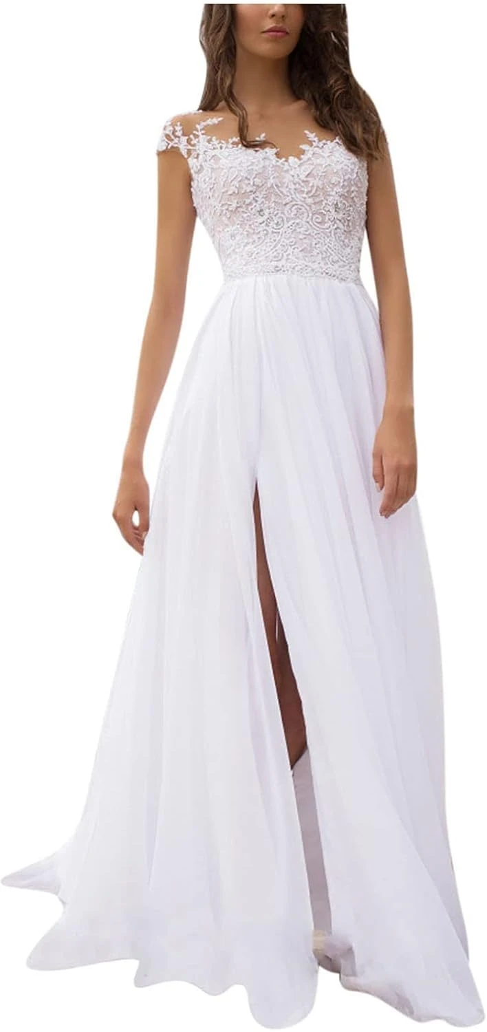 Robe Blanche Dentelle Longue Robe Blanche Dentelle Longue -Soiree Blanche Boutique 51RFFEQOkNL. AC SL1500
