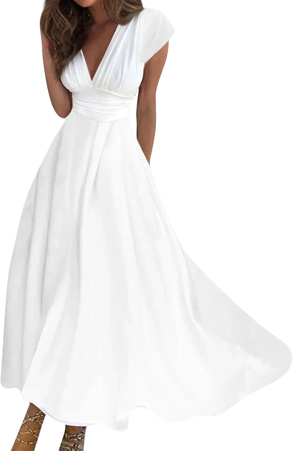 Robe Blanche Cocktail Longue Robe Blanche Cocktail Longue -Soiree Blanche Boutique 51SUvpiLMgL. AC SL1500