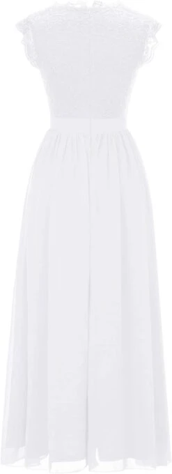 Robe Blanche Longue En Dentelle 6 Robe Blanche Longue En Dentelle -Soiree Blanche Boutique 51UP4WpDI2L. AC SL1500