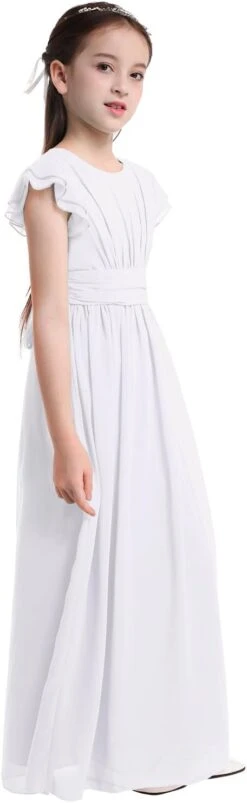 Robe Longue Blanche Baptême -Soiree Blanche Boutique 51WayGdadlL. AC SL1500