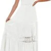 Robe Blanche Dentelle Longue Boheme