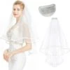 Voile Mariage Long -Soiree Blanche Boutique 51ZtTrJZtxL. AC UY780