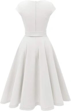 Robe Blanche Cocktail Mariage 7 Robe Blanche Cocktail Mariage -Soiree Blanche Boutique 51dZFvyL4RL. AC SL1300