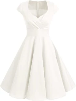 Robe De Mariée Pin Up Blanche