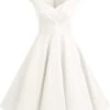 Robe De Mariée Courte Année 50 Blanche 2 Robe De Mariée Courte Année 50 Blanche -Soiree Blanche Boutique 51jJ5v5af0L. AC UL960 QL65 2