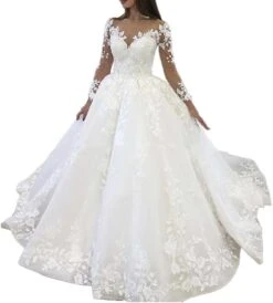 Robe De Mariée Princesse Col V