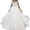 Robe De Mariée Princesse Col Illusion 1 Robe De Mariée Princesse Col Illusion -Soiree Blanche Boutique 51lZd5gs6eL. AC UL960 QL65 4