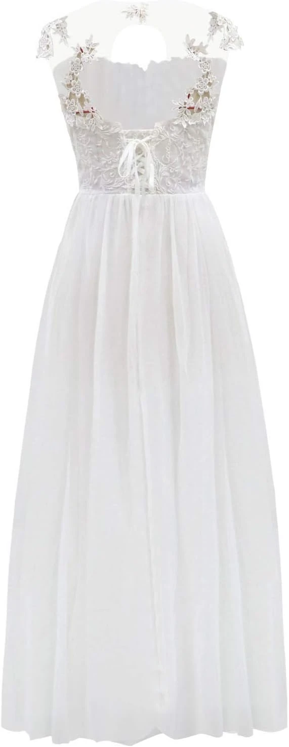 Robe Blanche Cocktail Dentelle Robe Blanche Cocktail Dentelle -Soiree Blanche Boutique 51q3tm0freL. AC SL1500