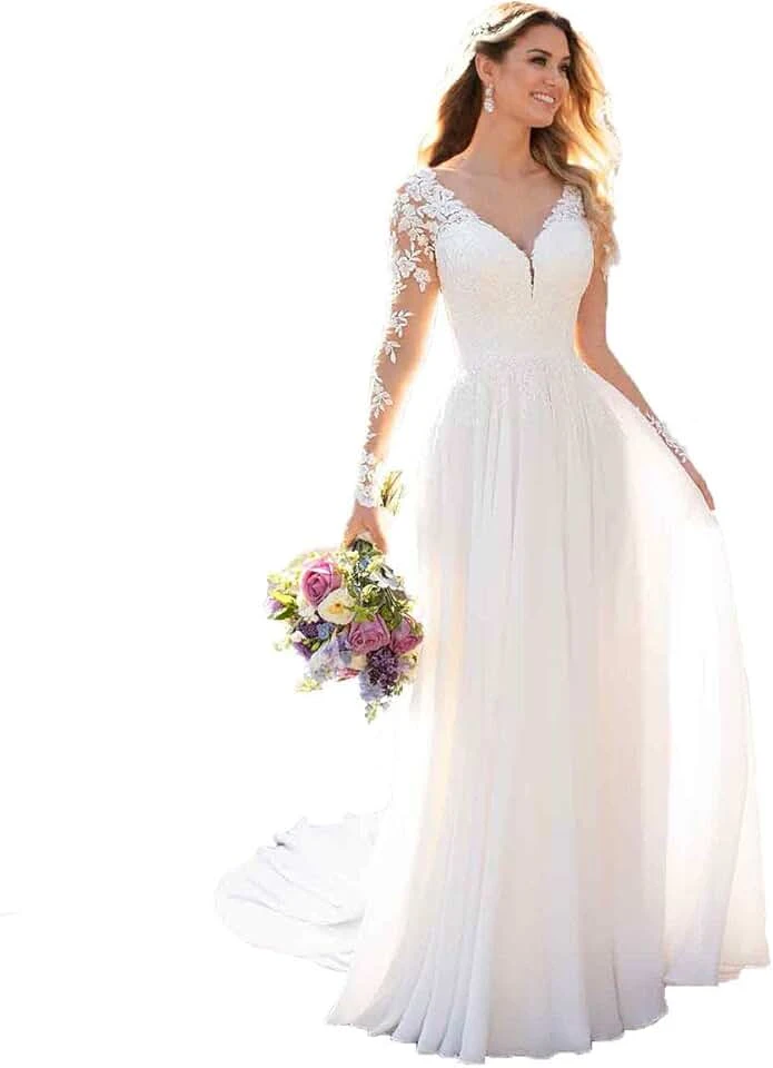 Robe De Mariée Princesse Fleurie Manche Tombante Blanche Robe De Mariée Princesse Fleurie Manche Tombante Blanche -Soiree Blanche Boutique 51urR1W42AL. AC UL960 QL65 2