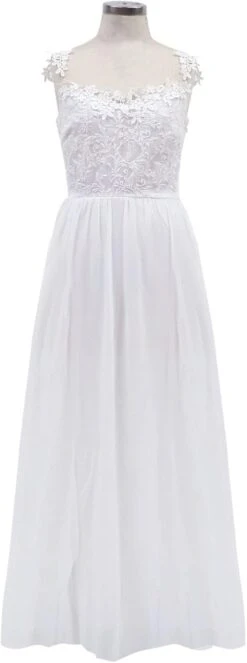 Robe Blanche Dentelle Longue 5 Robe Blanche Dentelle Longue -Soiree Blanche Boutique 51useKMhd0L. AC SL1500