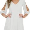 Robe Blanche Boheme 2 Robe Blanche Boheme -Soiree Blanche Boutique 51xR KrtjL. AC SL1277