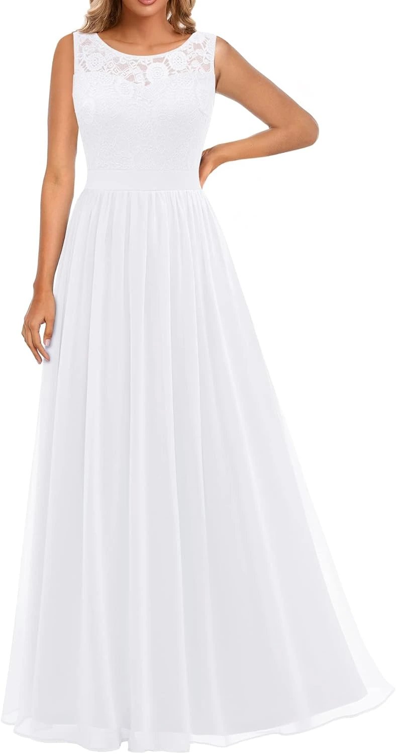 Robe Blanche Longue Cocktail Robe Blanche Longue Cocktail -Soiree Blanche Boutique 51yJnVIoq6L. AC SL1500 1