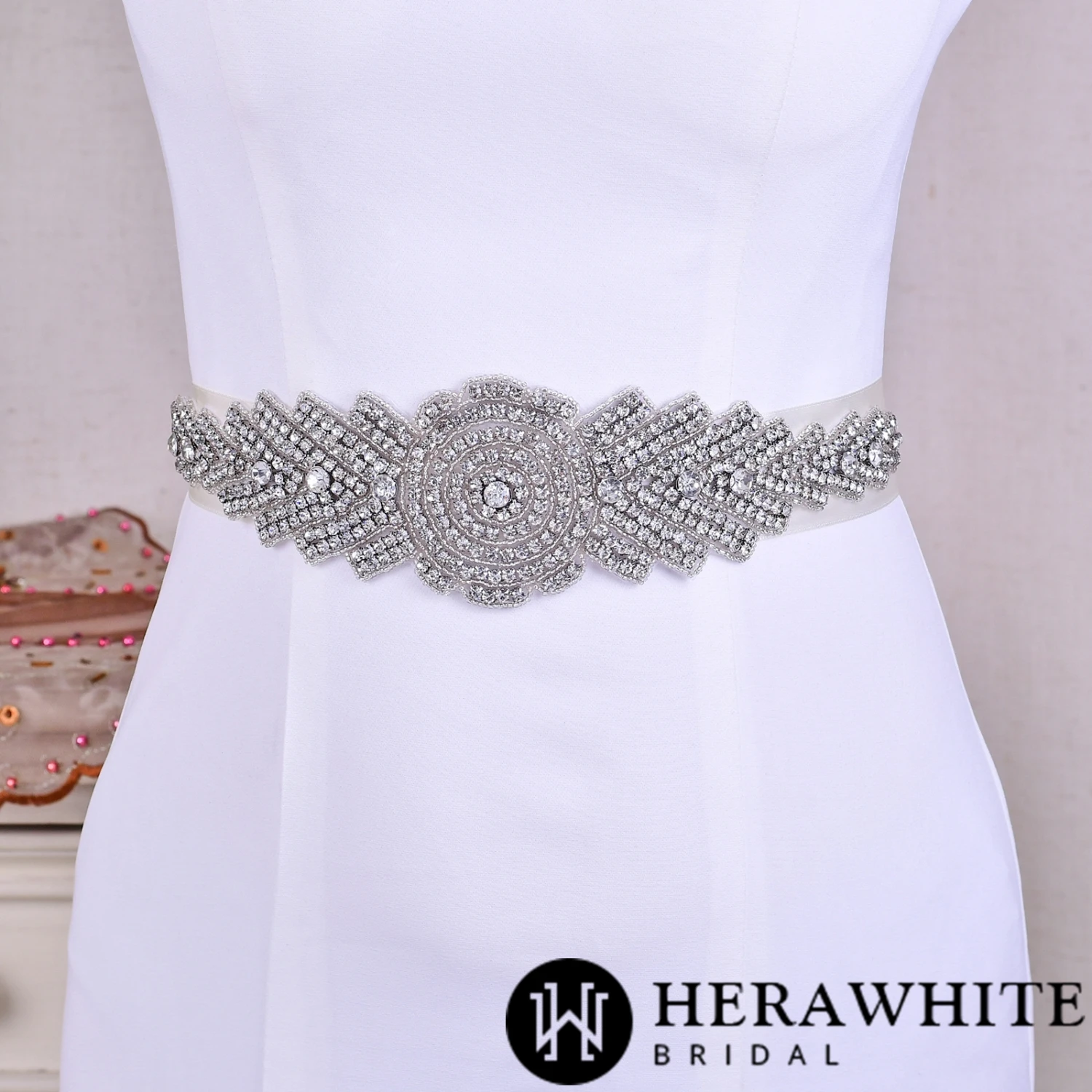 Ceinture De Mariage Arrondi Ceinture De Mariage Arrondi -Soiree Blanche Boutique 5d128d3342