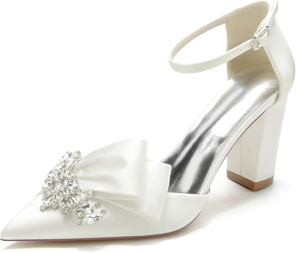 Chaussures De Mariée Blanche Avec Strass Chaussures De Mariée Blanche Avec Strass -Soiree Blanche Boutique 611gGi5EyML. AC UL960 QL65