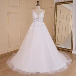 Robe De Mariée Dentelle Vintage Blanche -Soiree Blanche Boutique 612726fiidL. AC SL1000
