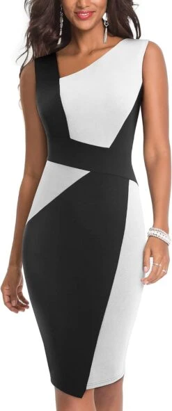 Robe De Soirée Noire Et Blanche -Soiree Blanche Boutique 612i8EzvpQL. AC SL1500 1