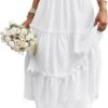 Robe Femme Blanche Longue