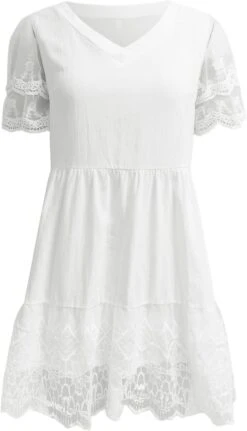 Robe Boheme Blanche Courte 6 Robe Boheme Blanche Courte -Soiree Blanche Boutique 614mpFGLz3L. AC SL1500