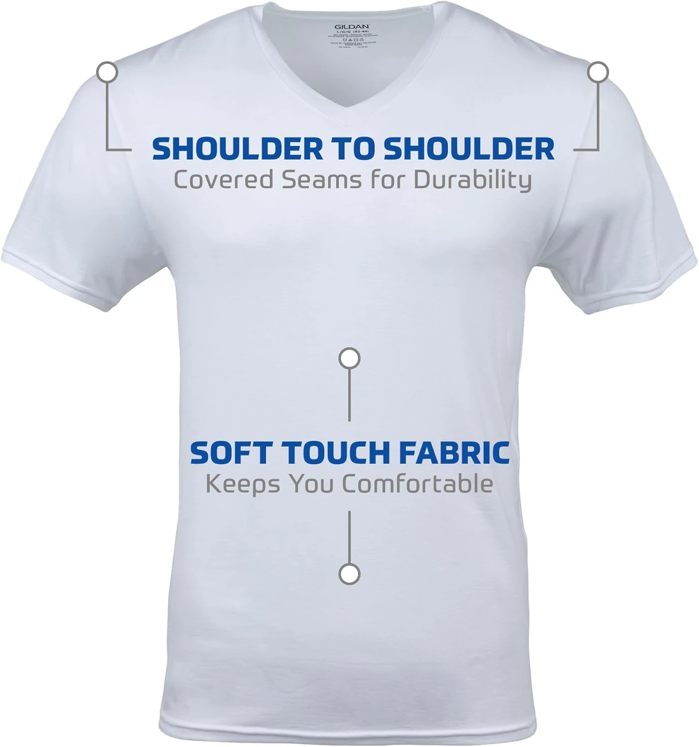 Sweat Tricot Gildan (Lot de 6) Homme Sweat Tricot Gildan (Lot De 6) Homme -Soiree Blanche Boutique 615 X6c0d L. AC SL1500