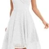 Robe De Mariée Courte Devant -Soiree Blanche Boutique 615QTndkmL. AC UL960 QL65