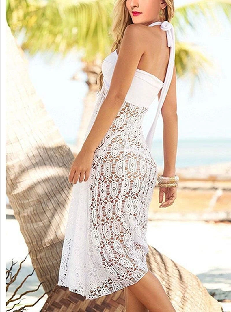 Robe Hippie Chic Dentelle Blanche Robe Hippie Chic Dentelle Blanche -Soiree Blanche Boutique 61619RoE1zL. AC SL1080