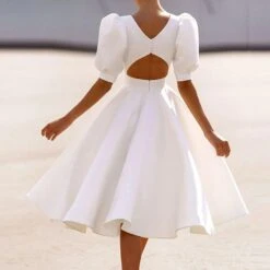 Robe De Soirée Blanche Manche Longue -Soiree Blanche Boutique 616WOfpHVMS. AC SL1500