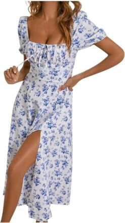 Robe Blanche Courte Style Boheme