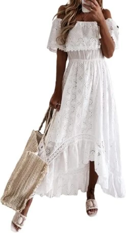 Robe Blanche Style Boheme