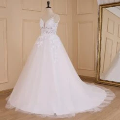 Robe De Mariée Dentelle Vintage Blanche -Soiree Blanche Boutique 618jDUoFlL. AC SL1000
