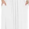 Robe Longue Blanche Grande Taille