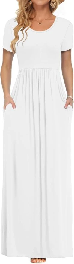Robe Longue Blanche Grande Taille