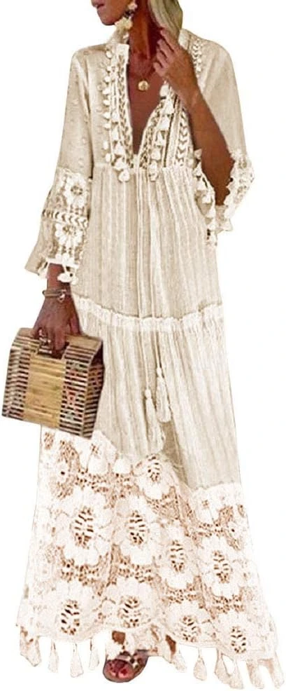 Robe Boheme Blanche Longue Robe Boheme Blanche Longue -Soiree Blanche Boutique 619s8FVBJoL. AC SL1002