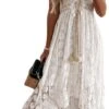 Robe Maxi Blanche Dentelle -Soiree Blanche Boutique 61C7 A2R4HL. AC SL1500