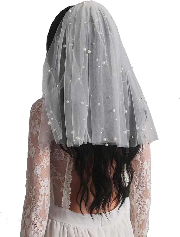 Voile de Mariée Longue à Fleurs Voile De Mariée Longue à Fleurs -Soiree Blanche Boutique