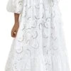 Robe Longue Blanche Coton Dentelle -Soiree Blanche Boutique 61CilwybVUL. AC SL1500