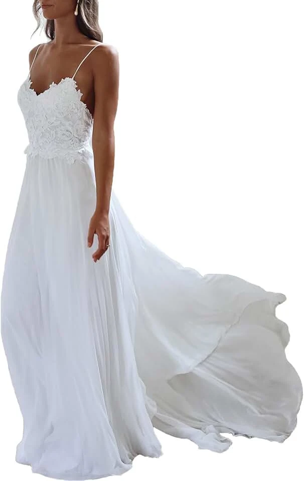Robe de mariée en dentelle bohème et dos croisé Robe De Mariée En Dentelle Bohème Et Dos Croisé -Soiree Blanche Boutique 61DZ4SzkhIL. AC UL960 QL65 1