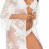 Robe Plage Blanche Dentelle