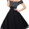Robe Noire Et Blanche Cocktail -Soiree Blanche Boutique 61K2WU4qKvL. AC SL1500