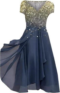 Robe De Soirée Mi Longue Blanche