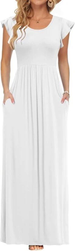 Robe Boheme Longue Blanche
