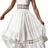 Robe Coton Blanche Dentelle 2 Robe Coton Blanche Dentelle -Soiree Blanche Boutique 61RNwRLq1sL. AC SL1500