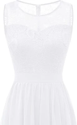 Robe Blanche Longue Cocktail 7 Robe Blanche Longue Cocktail -Soiree Blanche Boutique 61UTDEvc20L. AC SL1500