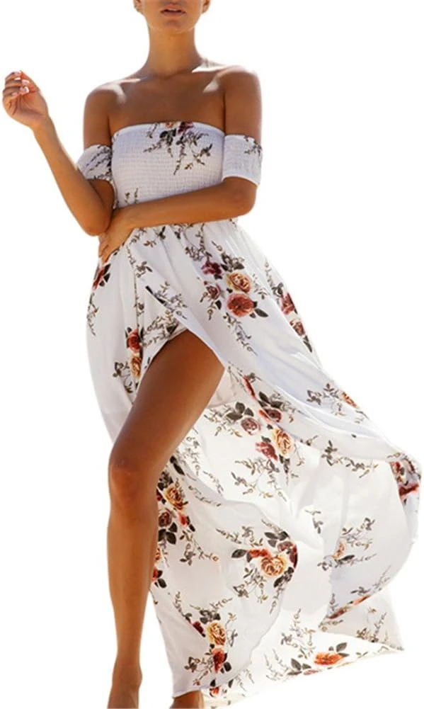 Robe Blanche Bohème Chic Robe Blanche Bohème Chic -Soiree Blanche Boutique 61V i2Y6vLL. AC SL1001 1