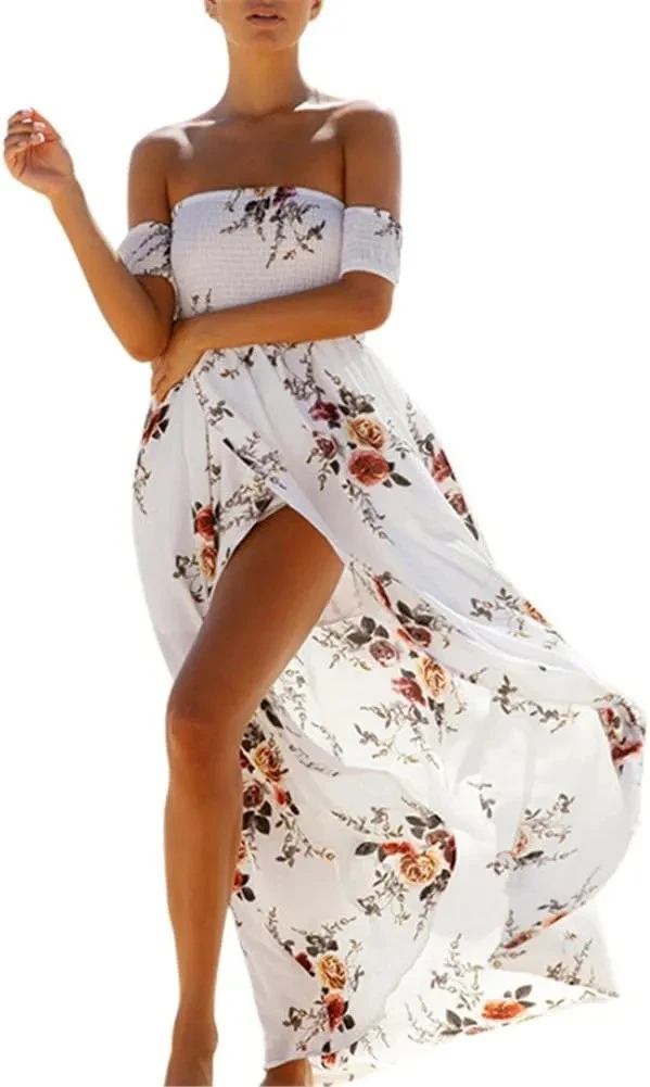 Robe Blanche Bohème Chic Robe Blanche Bohème Chic -Soiree Blanche Boutique 61V i2Y6vLL. AC SL1001