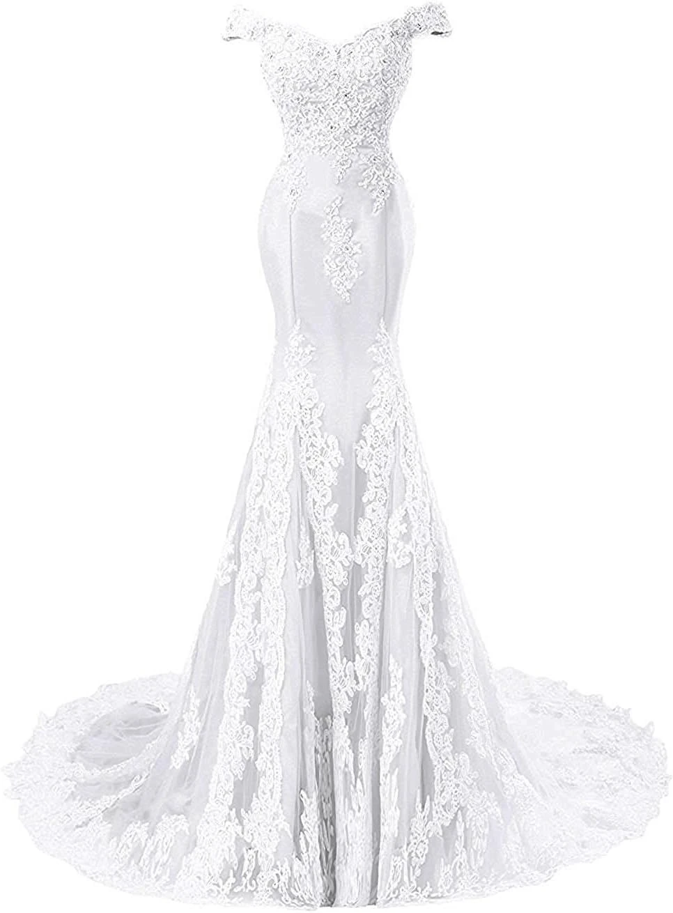 Robe De Mariée Gothique Blanche Robe De Mariée Gothique Blanche -Soiree Blanche Boutique 61YHn9hP98L. AC SL1500